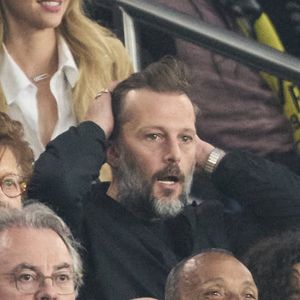 Nicolas Duvauchelle - Célébrités dans les tribunes de la demi-finale retour de Ligue des champions entre le PSG face au Borussia Dortmund (0-1) au Parc des Princes à Paris le 7 mai 2024. © Cyril Moreau/Bestimage