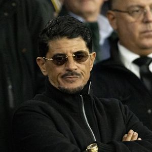 Célébrités dans les tribunes du match aller des huitièmes de finale de la Ligue des champions entre le PSG et la Real Sociedad (2-0) au Parc des Princes à Paris le 14 février 2024. © Cyril Moreau/Bestimage