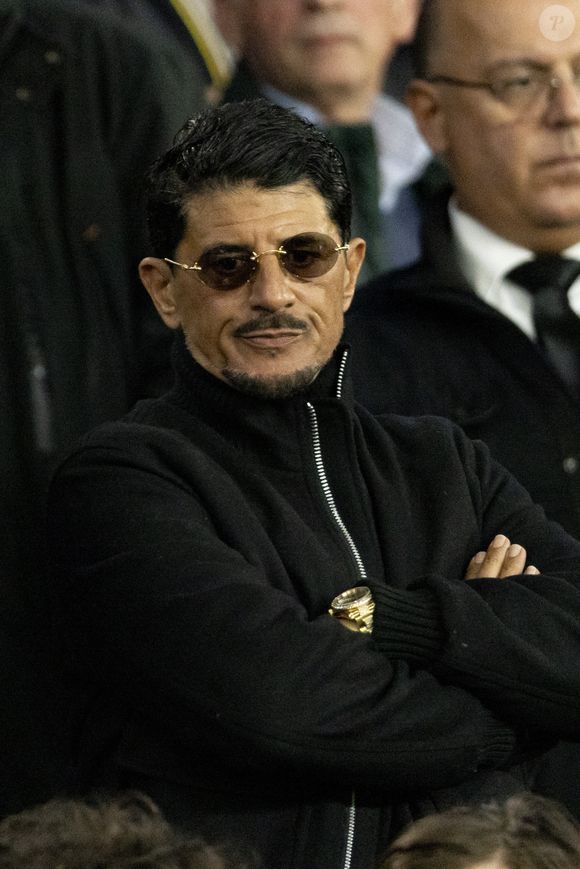 Célébrités dans les tribunes du match aller des huitièmes de finale de la Ligue des champions entre le PSG et la Real Sociedad (2-0) au Parc des Princes à Paris le 14 février 2024. © Cyril Moreau/Bestimage
