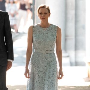 La princesse Charlène de Monaco lors du 150ème anniversaire de l'établissement des premières relations diplomatiques entre l'Espagne et Monaco au Jardin botanique royal à Madrid le 1er juin 2026. LALO YASKY / BESTIMAGE