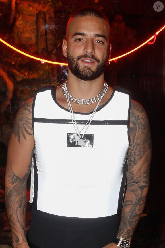 Maluma (Juan Luis Londoño Arias) lors de la soirée "Loubicircus - A Late-Night Funfair" par Christian Louboutin au musée des Arts Forains (Pavillons de Bercy) lors de la mode masculine printemps/été 2020 à Paris, France, le 19 juin 2019. © Veeren-Clovis/Bestimage