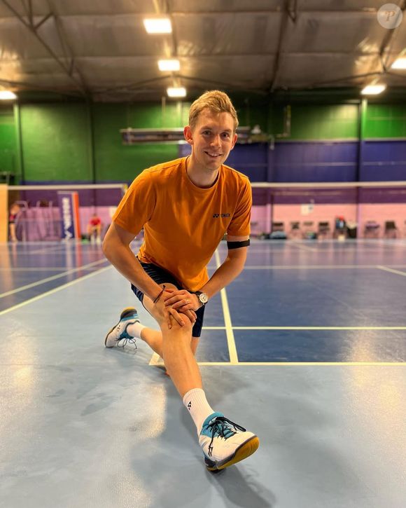 Photo Instagram du joueur de badminton Marvin Seidel.