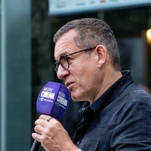 Dany Boon en interview avant la diffusion de "Joyeux Nöel" rediffusé lors du Festival Lumière 2025 à Lyon le 15/10/2025. © Thesillat / PsNewZ / Bestimage