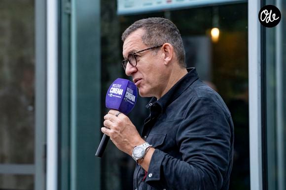 Dany Boon en interview avant la diffusion de "Joyeux Nöel" rediffusé lors du Festival Lumière 2025 à Lyon le 15/10/2025. © Thesillat / PsNewZ / Bestimage