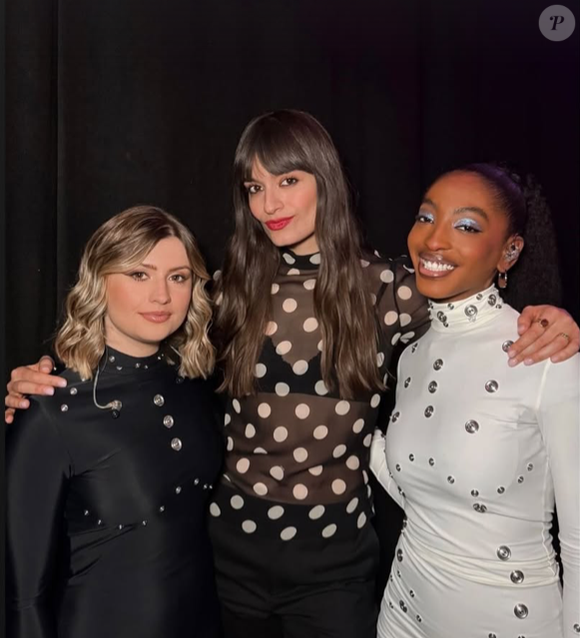 Marine et Ebony avec Clara Luciani, marraine de la "Star Academy 2024". Instagram @jesuisclaraluciani