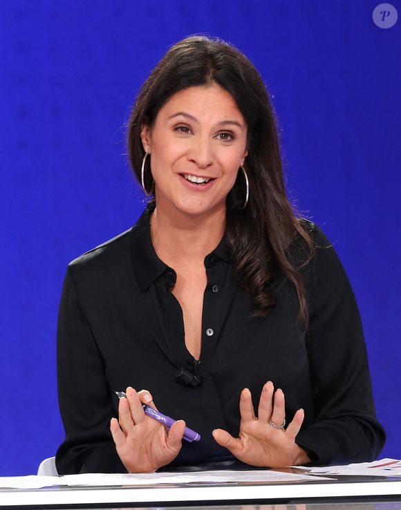 Apolline de Malherbe lors de la conférence de presse de rentrée BFM TV. - RMC du groupe Altice France à Paris, France. © Coadic Guirec/Bestimage