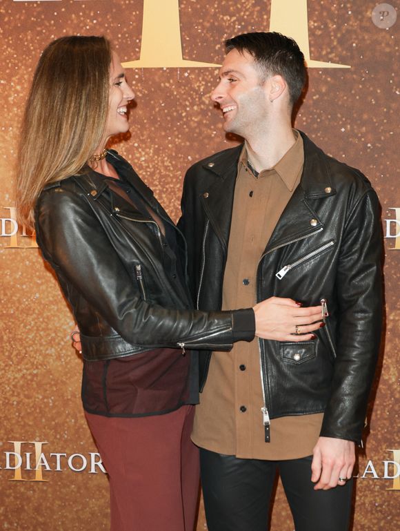 Elodie Clouvel et son compagnon Valentin Belaud - Avant-première du film "Gladiator 2" au cinéma Pathé Palace à Paris le 10 novembre 2024.

© Coadic Guirec / Bestimage
