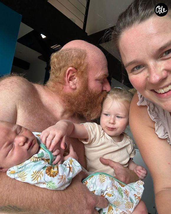 Lucile et Jérôme ont dévoilé une photo de leur fils.