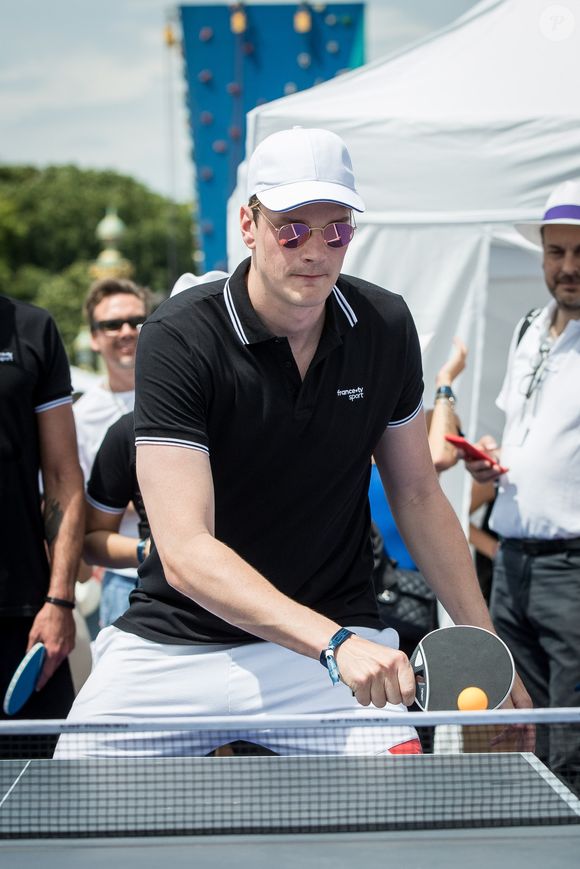 Yannick Agnel - Journée Paris 2024 sur la place de La Concorde à Paris le 23 juin 2019. © Cyril Moreau/Bestimage