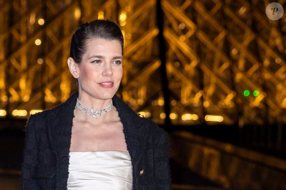 Charlotte Casiraghi - Photo Call du « Le Grand Diner du Louvre « lors de la Fashion Week  à Paris le 5 mars 2025. © Olivier Borde /Bestimage