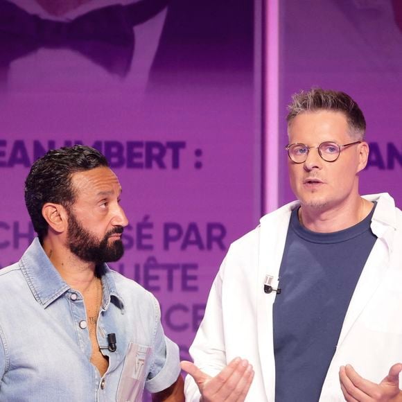 Cyril Hanouna, Matthieu Delormeau - Présentation de la nouvelle émission "Tout beau, tout n9uf" présentée par C. Hanouna sur W9 à Paris le 1er septembre 2025. © Jack Tribeca / Bestimage