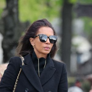 Karine Le Marchand - Obsèques d’Isabelle Mergault à la Coupole du Père-Lachaise à Paris le 30 mars 2026. © Cyril Moreau - Dominique Jacovides / Bestimage
