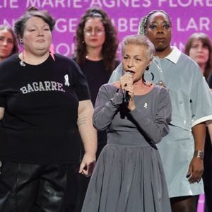 Exclusif - Lio, Diariata N'Diaye - Enregistrement du concert "Nos voix pour toutes", au profit de La fondation des femmes, à l'Adidas Arena à Paris, diffusée le 11 décembre sur TMC
© Coadic Guirec-Cyril Moreau / Bestimage