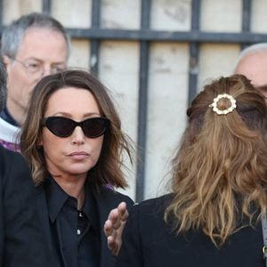 Laura Smet - Obsèques de Nathalie Baye en l'église Saint-Sulpice à Paris le 23 avril 2026. © Dominique Jacovides - Coadic Guirec / Bestimage