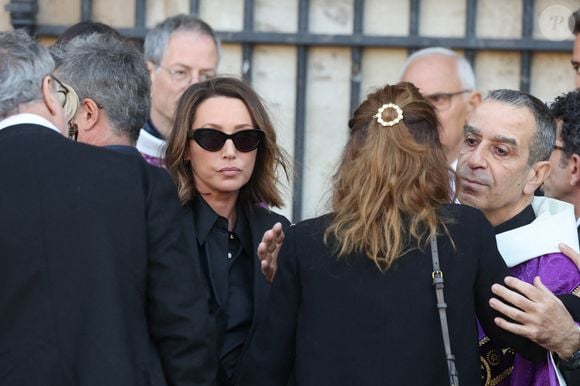 Laura Smet - Obsèques de Nathalie Baye en l'église Saint-Sulpice à Paris le 23 avril 2026. © Dominique Jacovides - Coadic Guirec / Bestimage