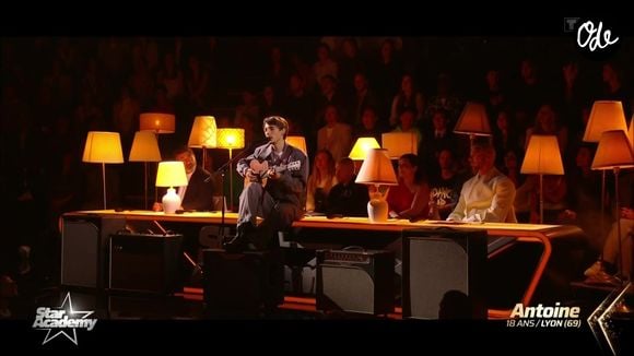 Antoine fait partie de la nouvelle promotion de la "Star Academy". Capture d'écran TF1