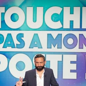 Exclusif - Cyril Hanouna, sur le plateau de l’émission « TPMP » (Touche pas à mon poste) présentée par C.Hanouna et diffusée en direct sur C8, Paris, France, le 13 février 2025. © Jack Tribeca / Bestimage