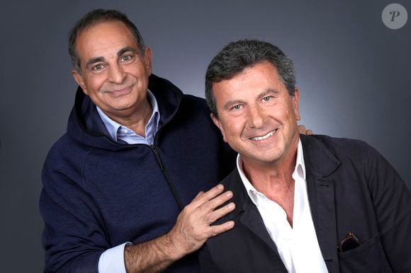 Portrait de Laurent Fontaine et Pascal Bataille, lors de l'enregistrement de l'émission "Chez Jordan". Le 28 septembre 2022
© Cédric Perrin / Bestimage