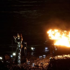 (240726) -- PARIS, 26 juillet 2024 Photo by Xinhua/ABACAPRESS.COM) -- La chanteuse Juliette Armanet et le pianiste Sofian Pamart se produisent lors de la cérémonie d'ouverture des Jeux olympiques de Paris 2024 à Paris, en France, le 26 juillet 2024. Photo by Xinhua/ABACAPRESS.COM/Li Gang)
