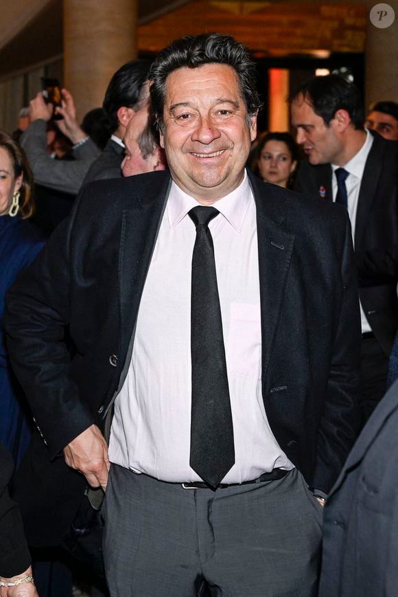 Laurent Gerra lors du dîner annuel du Conseil de Coordination des Organisations Arméniennes (CCAF) le 11 mars 2025 à Paris, France. Photo par Victor Joly/ABACAPRESS.COM