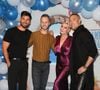 À quelques jours d'entamer une nouvelle saison sur TF1, il a annoncé attendre un bébé avec sa belle compagne.

Jordan Mouillerac, Christian Millette, Katrina Patchett et Maxime Dereymez - Soirée de gala pour la première de la comédie musicale "Mamma Mia ! © Coadic Guirec/Bestimage