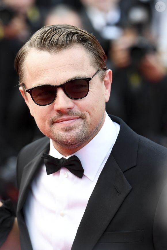Leonardo DiCaprio à la première du film "Roubaix, une lumière (Oh Mercy!)" lors du 72ème Festival International du Film de Cannes, France, le 22 mai 2019.
