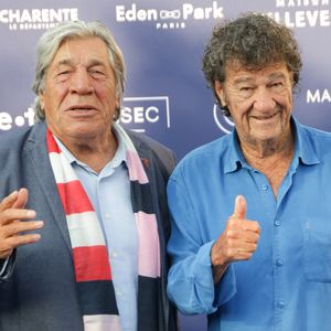 Jean-Pierre Castaldi et Robert Charlebois lors de la 18ème édition du Festival du Film Francophone de Angoulême (FFA) le 26 août 2025.

© Coadic Guirec / Bestimage