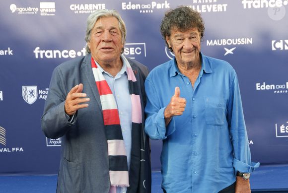 Jean-Pierre Castaldi et Robert Charlebois lors de la 18ème édition du Festival du Film Francophone de Angoulême (FFA) le 26 août 2025.

© Coadic Guirec / Bestimage
