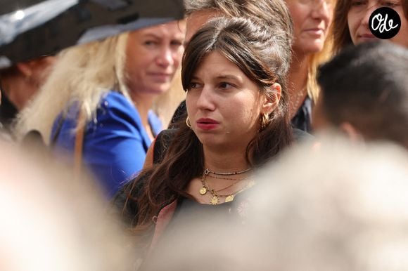 Roxane Altmayer - Sorties des obsèques de Nicolas Altmayer en l'église Saint-Germain-des-Prés à Paris le 31 aout 2026. © Dominique Jacovides-Cyril Moreau/Bestimage