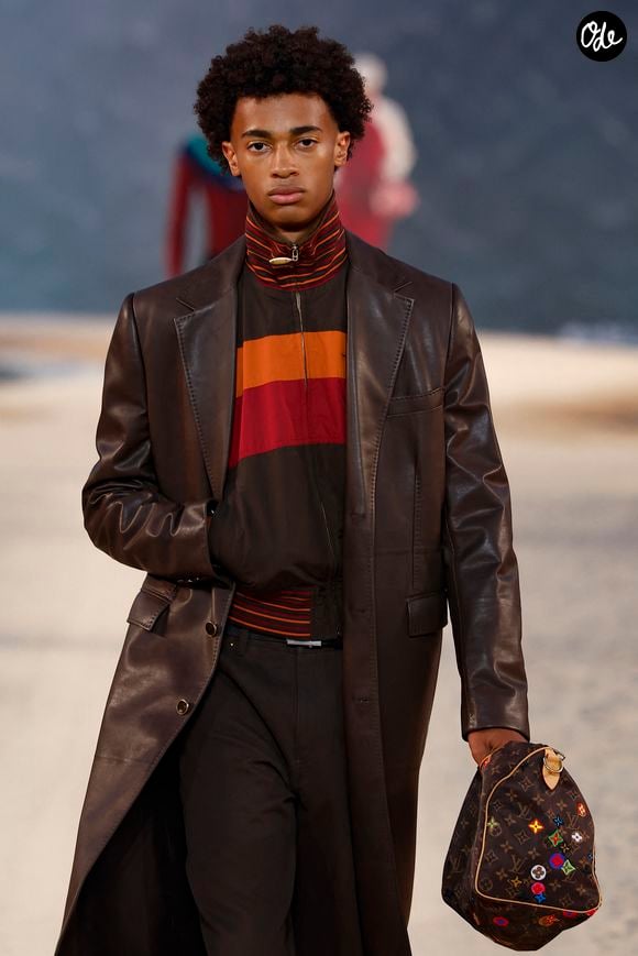 Défilé de mode Louis Vuitton Prêt à Porter Collection Homme Printemps/Été 2027 lors de la Fashion Week de Paris, à la Cité Internationale Universitaire de Paris, France, le 23 juin 2026. © Bestimage