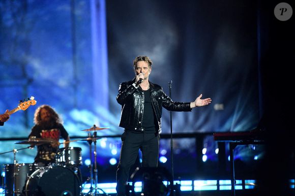 David Hallyday lors du concert du Nouvel An 2025 sur les Champs-Elysées à Paris, France, le 1er janvier 2025. © Poitout Florian/ABACA