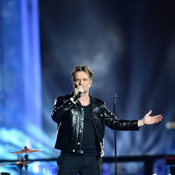 David Hallyday lors du concert du Nouvel An 2025 sur les Champs-Elysées à Paris, France, le 1er janvier 2025. © Poitout Florian/ABACA