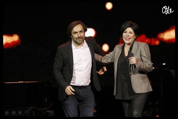 Exclusif - André Manoukian, Liane Foly (Le duo travaille actuellement sur la sortie prochaine d’un album) - 5ème édition de "La Nuit de la Déprime" aux Folies Bergère à Paris le 12 février 2018. © Alain Guizard/Bestimage