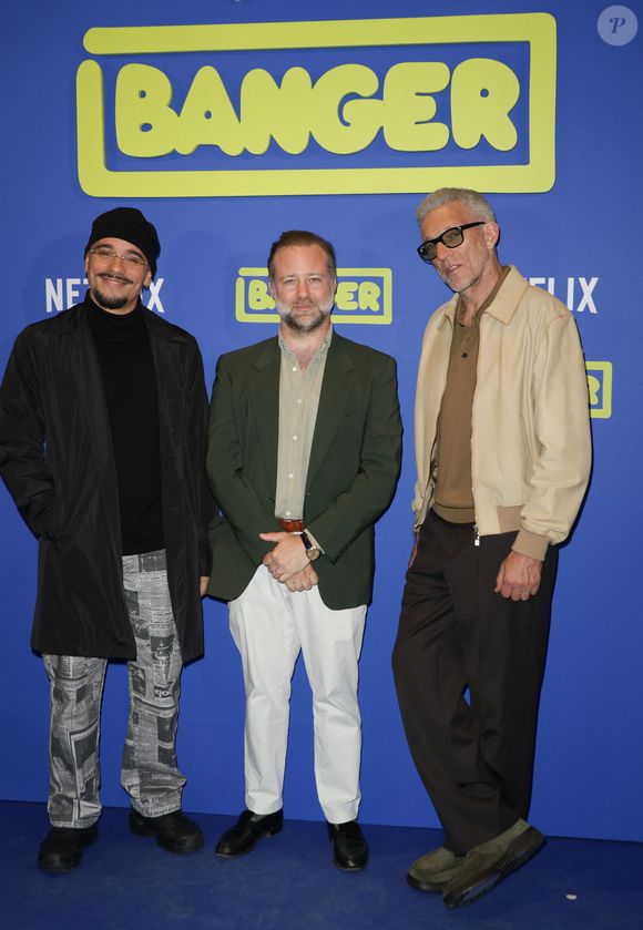 Mister V, Bertrand de Langeronet Vincent Cassel - Avant-première du film "Banger" au Pathé Wepler à Paris le 1er avril 2025. © Coadic Guirec/Bestimage