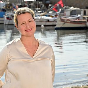 Exclusif -  Luana Belmondo, la célèbre cheffe romaine, prend les commandes de la cuisine de Gioia, la célèbre table tropézino-italienne située à Saint-Tropez dont Jean-Roch est le propriétaire. Ici, elle est dans Saint-Tropez, le 7 mai 2023.