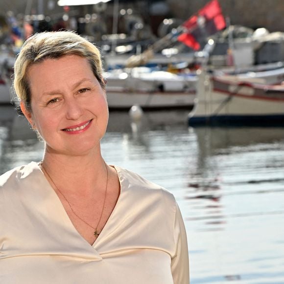 Exclusif -  Luana Belmondo, la célèbre cheffe romaine, prend les commandes de la cuisine de Gioia, la célèbre table tropézino-italienne située à Saint-Tropez dont Jean-Roch est le propriétaire. Ici, elle est dans Saint-Tropez, le 7 mai 2023.