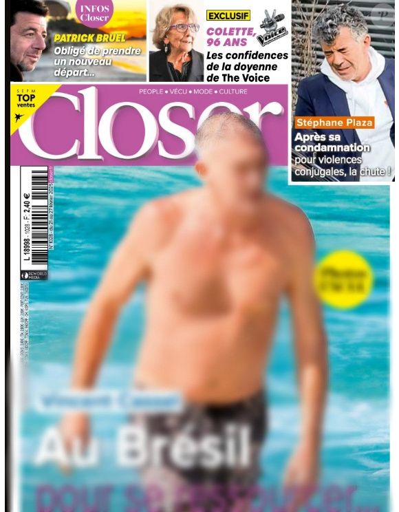 Couverture du magazine "Closer" du 21 février 2025