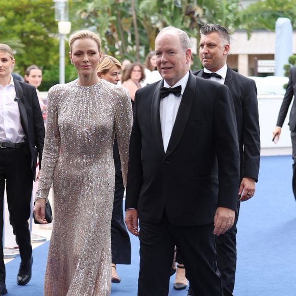 Le prince Albert II de Monaco et la princesse Charlène lors de la cérémonie de clôture du 65e Festival de télévision de Monte-Carlo, le 16 juin 2026.

© Denis Guignebourg / Bestimage