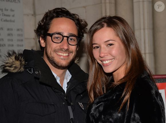 Thomas Hollande et sa compagne Emilie Broussouloux - Soirée de remise des prix du guide Fooding 2017 à la Cathédrale Américaine de Paris le 7 novembre 2016. © Veeren/Bestimage