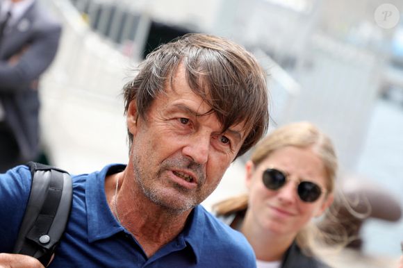 Il a saisi le tribunal de commerce
 L'ancien ministre de l'Écologie Nicolas Hulot lors de la conférence de presse du président de la République après la sortie en mer à bord du navire scientifique "Alfred Merlin" à Marseille Marseille, France, le 3 septembre 2021. © Dominique JacovidesBestimage