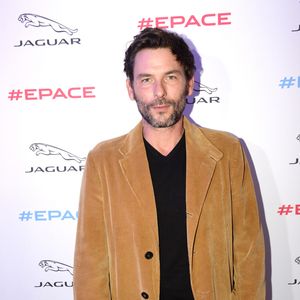 Sagamore Stévenin - Présentation de la nouvelle Jaguar E-PACE au studio des Acacias à Paris, le 10 octobre 2017. © Rachid Bellak/Bestimage