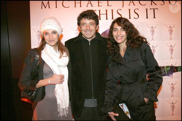 Celine Bosquet, Patrick Bruel - projection du film hommage à Michael Jackson "This Is It" au cinéma "Elysée Biarritz" à Paris. RINDOFF-GUIREC / BESTIMAGE