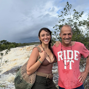 Delphine Wespiser et Roger en voyage