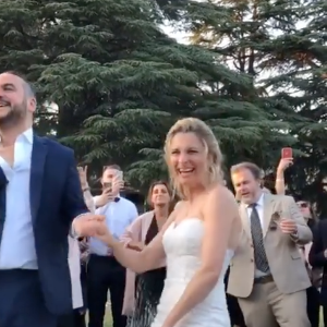 François-Xavier Demaison et Anaïs Tihay se sont mariés le 7 juin 2019 dans les Pyrénées-Orientales, unis à la mairie de Perpignan avant de célébrer leurs noces au château de Valmy à Argelès-sur-Mer. Image Instagram.
