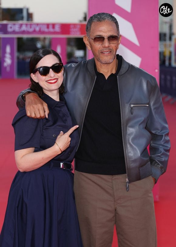 Roschdy Zem et Rebecca Zlotowski sur le tapis rouge lors de la première du film 'L'Invitation' pendant la 52ème édition du Festival du Cinéma Américain de Deauville, France, le 5 septembre 2026. © Denis Guignebourg/Bestimage