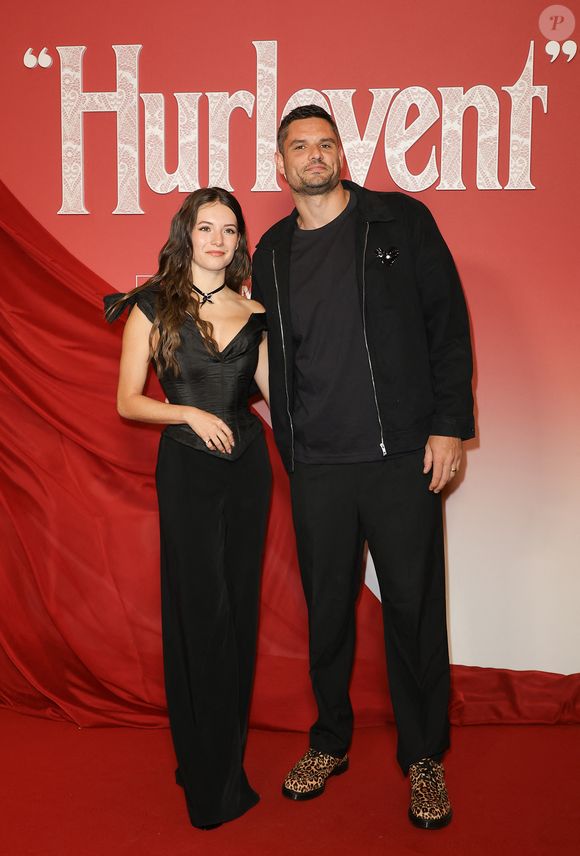 Florent Manaudou et sa compagne Elsa Bois - Avant-première du film "Hurlevent" au Grand Rex à Paris le 2 février 2026. © Coadic Guirec/Bestimage