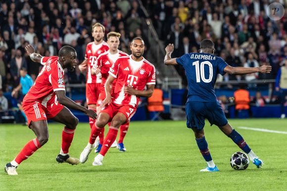 Ousmane Dembélé - Match aller de la demi-finale de la Ligue Des Champions 2025-2026 (LDC) "Paris Saint-Germain (PSG) - Bayern Munich (5-4)" au Parc des Princes, le 28 avril 2026. © Cyril Moreau/Bestimage