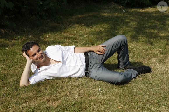 Archives - Rendez-vous avec Laurent Luyat, journaliste sportif, en 2008 © Jean-Claude Woestelandt Bestimage