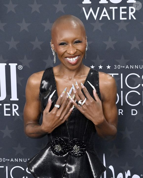 Cynthia Erivo assiste à la 30e édition des Critics' Choice Awards au Barker Hanger à Santa Monica, Californie, le vendredi 7 février 2025. Photo by Jim Ruymen/UPI/ABACAPRESS.COM
