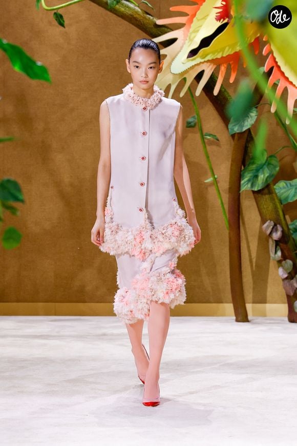 Défilé de mode Chanel Collection Haute Couture Automne/Hiver 2026-2027 lors de la Fashion Week de Paris (PFW) au Grand Palais, à Paris, France, le 7 juillet 2026. © Bestimage